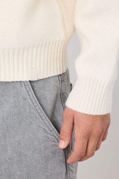 Pull col polo zippé