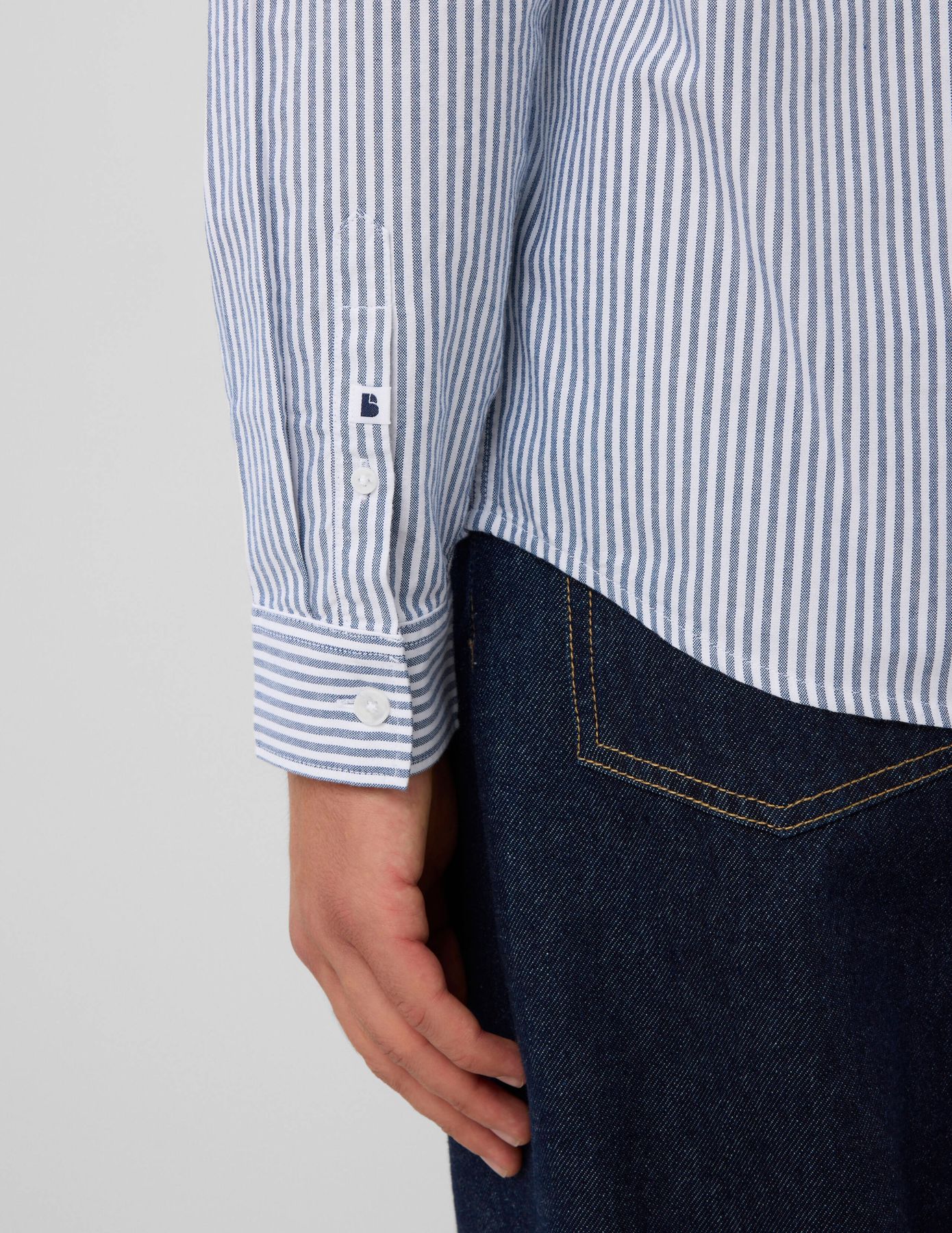 Chemise oxford ray&eacute;e