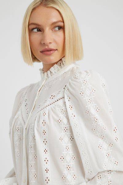 Chemise broderie anglaise