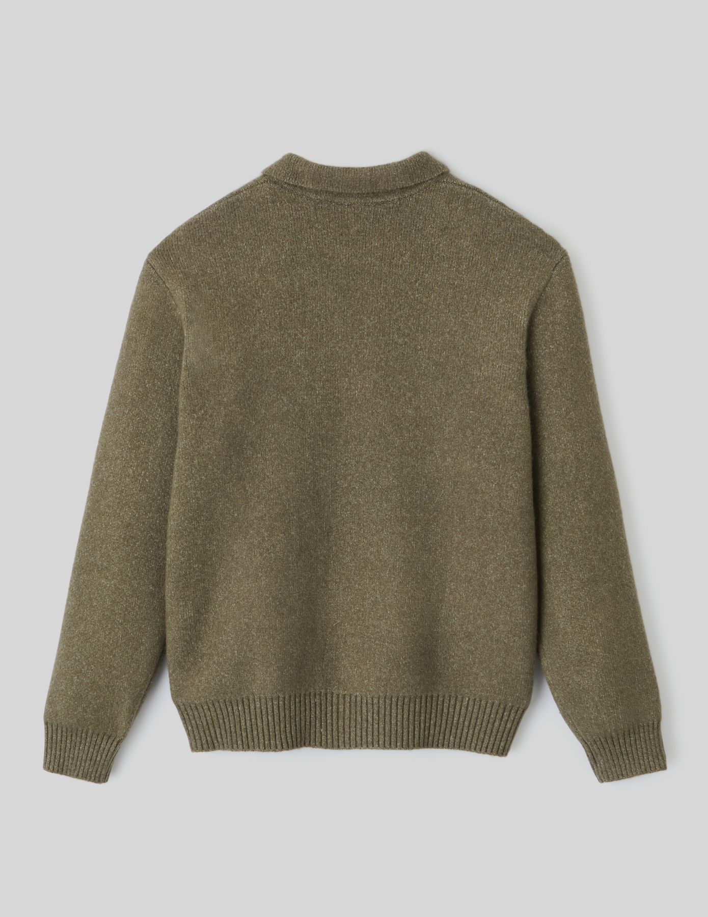 Pull col polo zippé