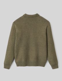 Pull col polo zippé