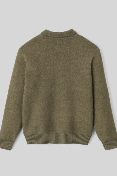 Pull col polo zippé
