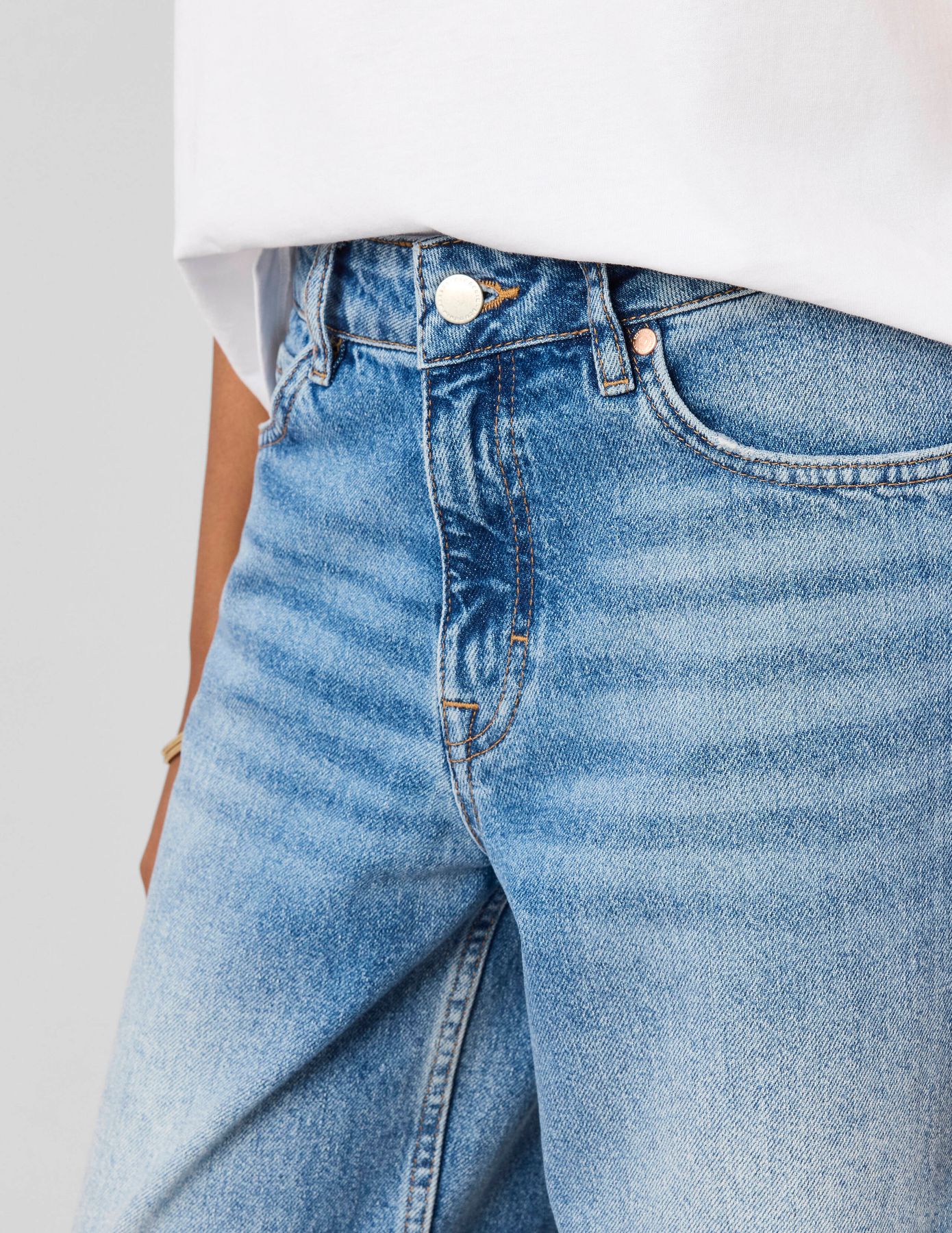 Jean wide leg taille basse