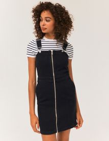 Robe chasuble en jean