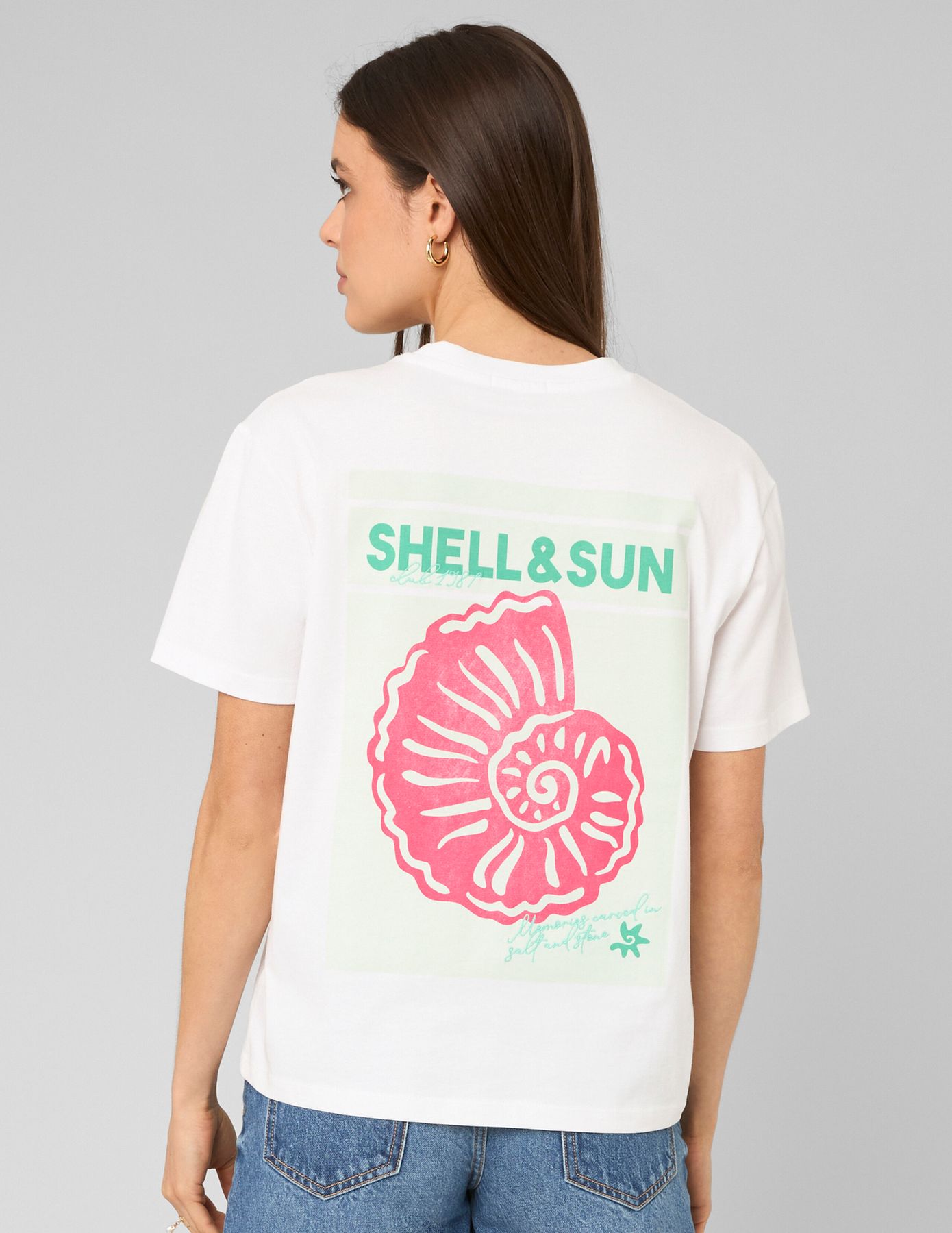 T-shirt imprim&eacute; devant/ dos