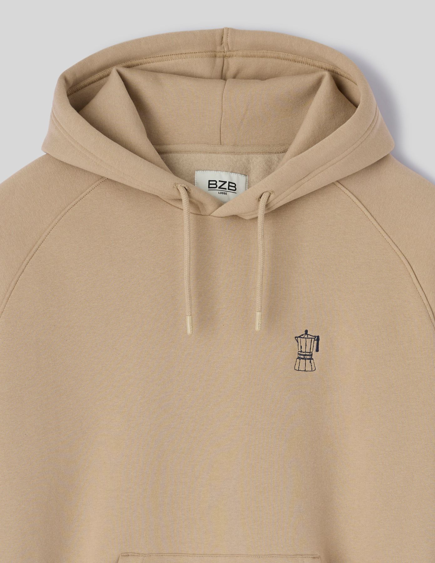 Sweat brodé à capuche