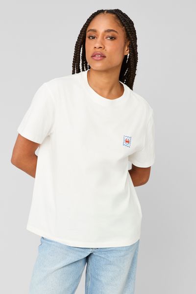T-shirt imprim&eacute; devant/dos
