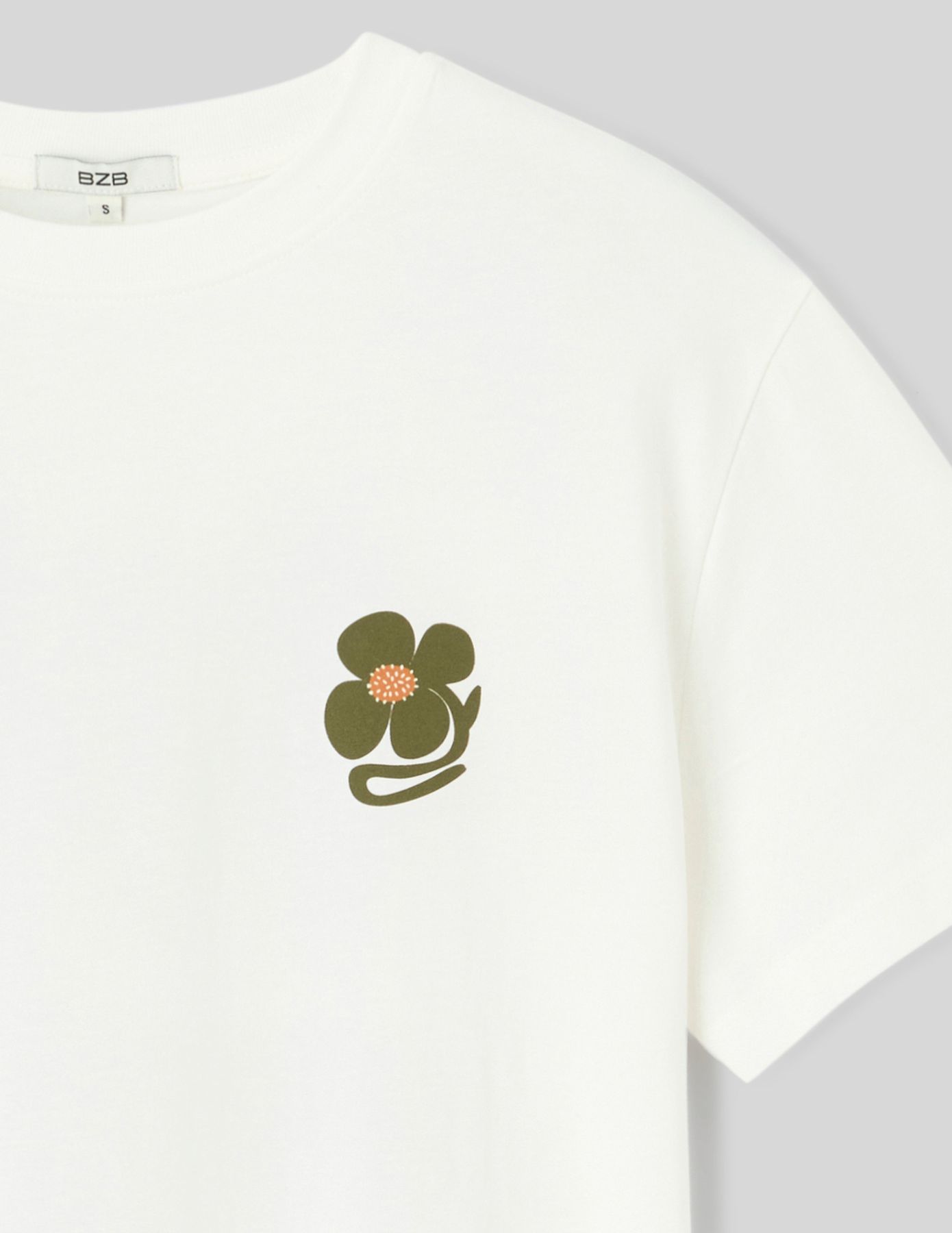 T-shirt imprim&eacute; devant / dos