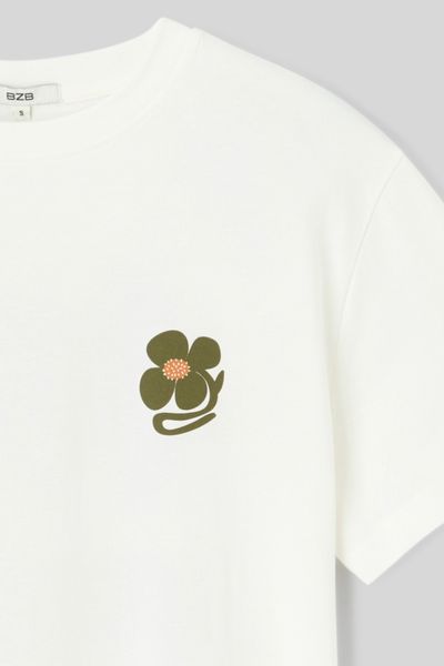 T-shirt imprim&eacute; devant / dos