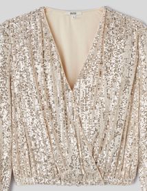 Blouse &agrave; sequins