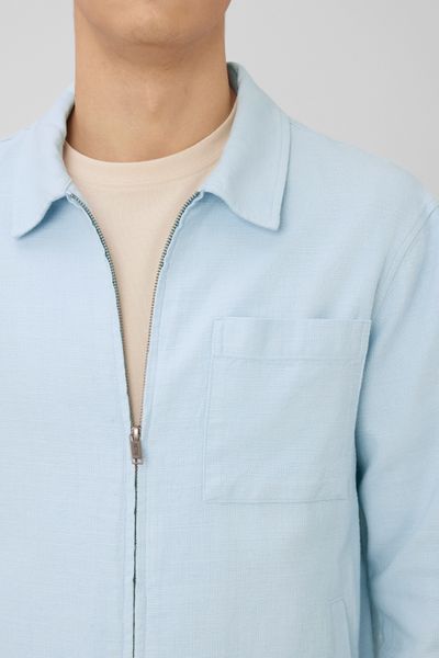 Veste zipp&eacute;e textur&eacute;e