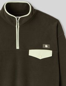 Polaire col montant zippé