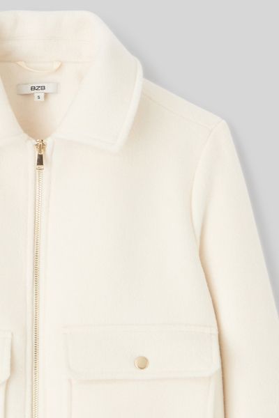 Veste boxy en laine