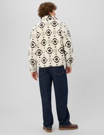 Veste zipp&eacute;e imprim&eacute;e