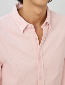 Chemise droite en velours