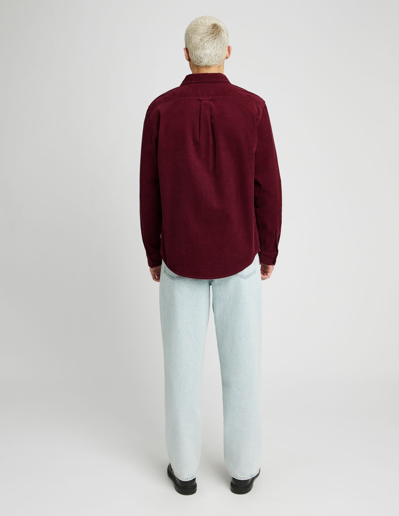 Chemise velours unie