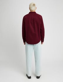 Chemise velours unie