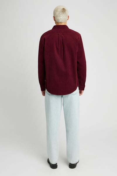Chemise velours unie