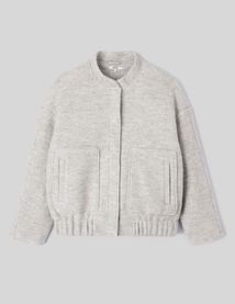 Veste bombardier en laine