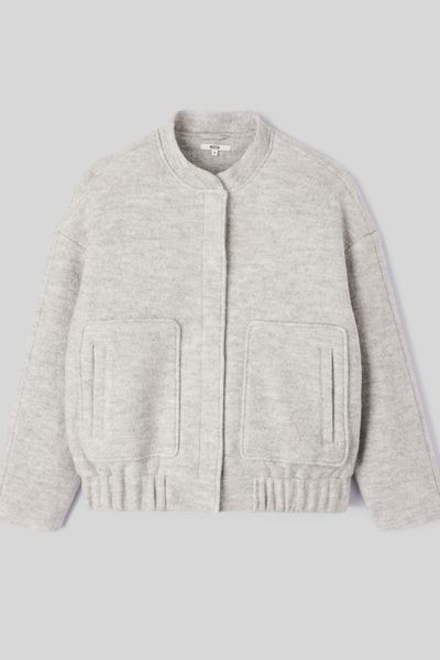Veste bombardier en laine