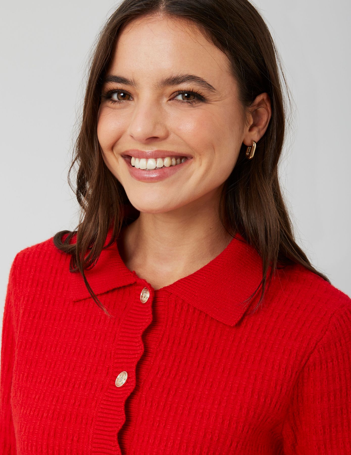 Gilet col polo boutonn&eacute;