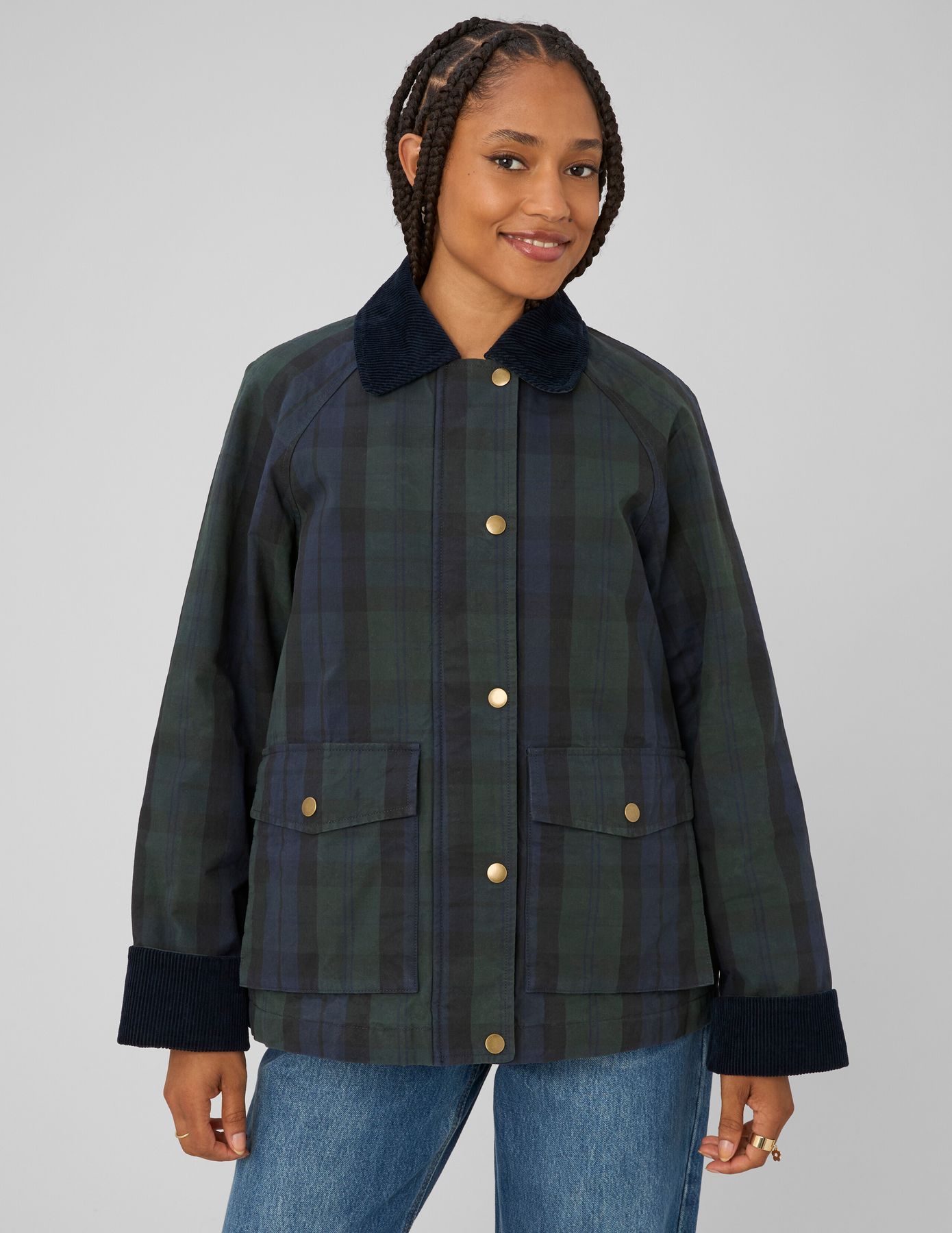 Veste &agrave; carreaux
