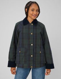 Veste &agrave; carreaux