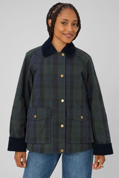 Veste &agrave; carreaux