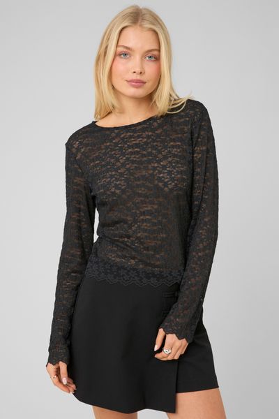 T-shirt dentelle