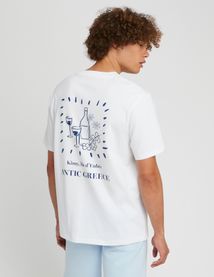 T-shirt imprimé devant dos