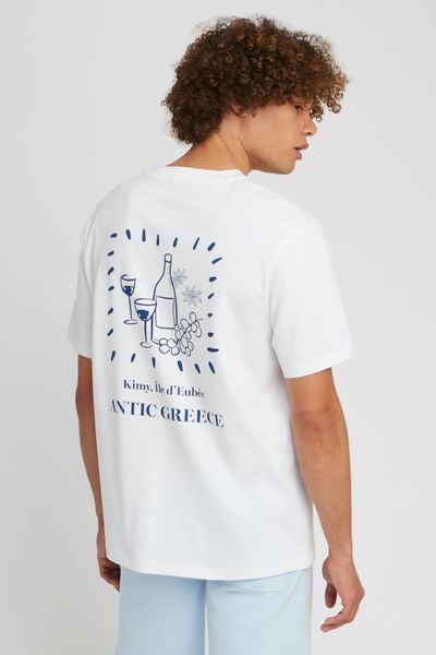 T-shirt imprimé devant dos