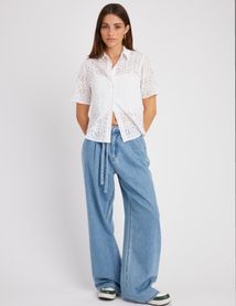 Chemisette broderie anglaise