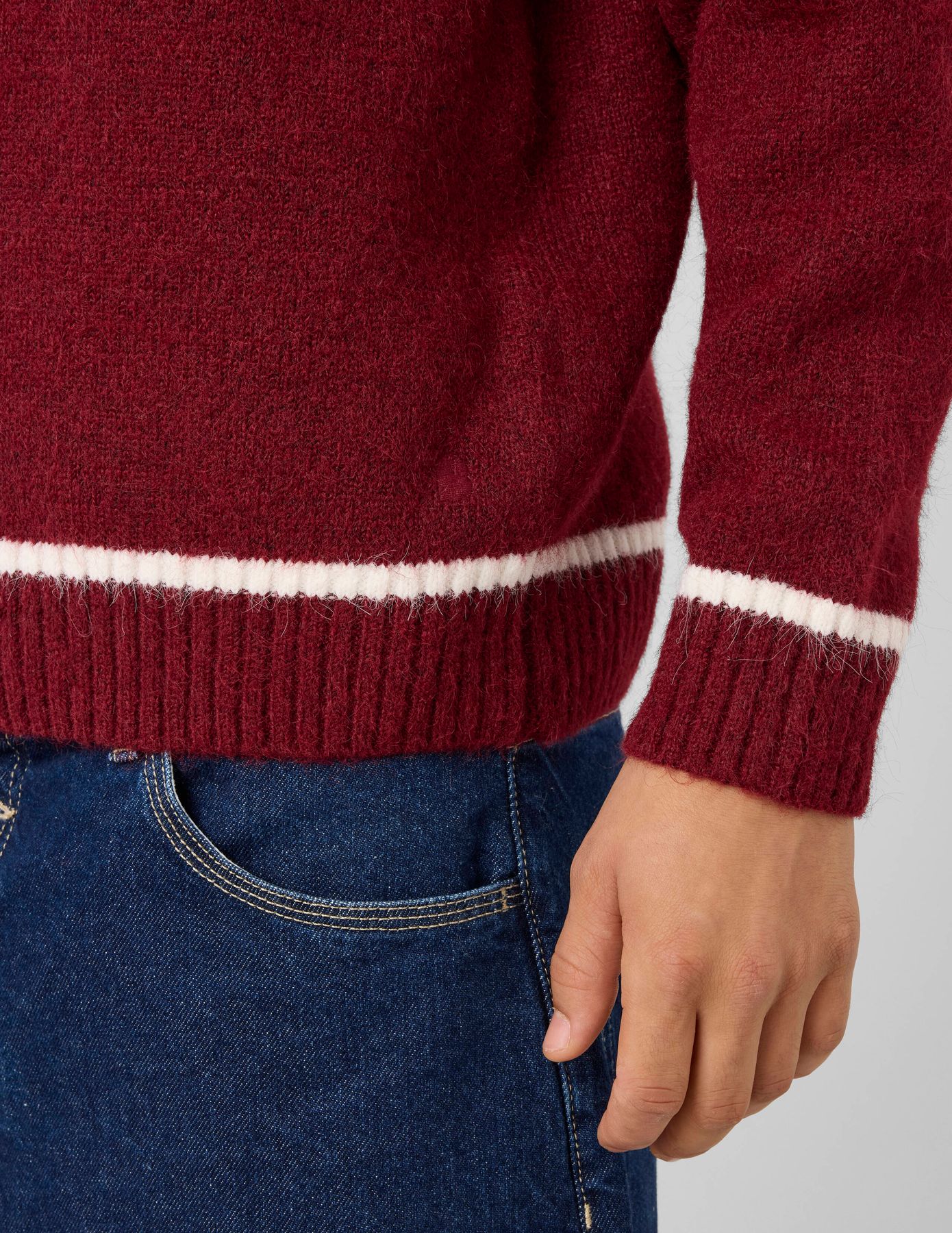Pull col polo liseret