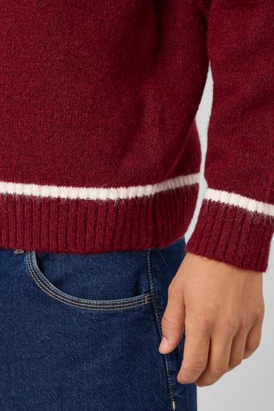Pull col polo liseret