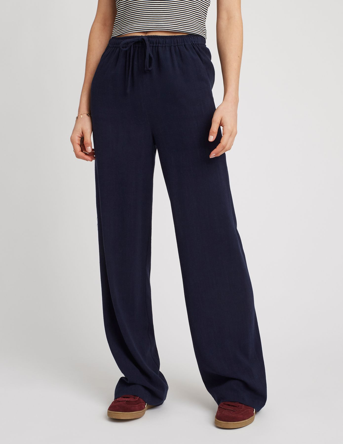 Pantalon fluide droit