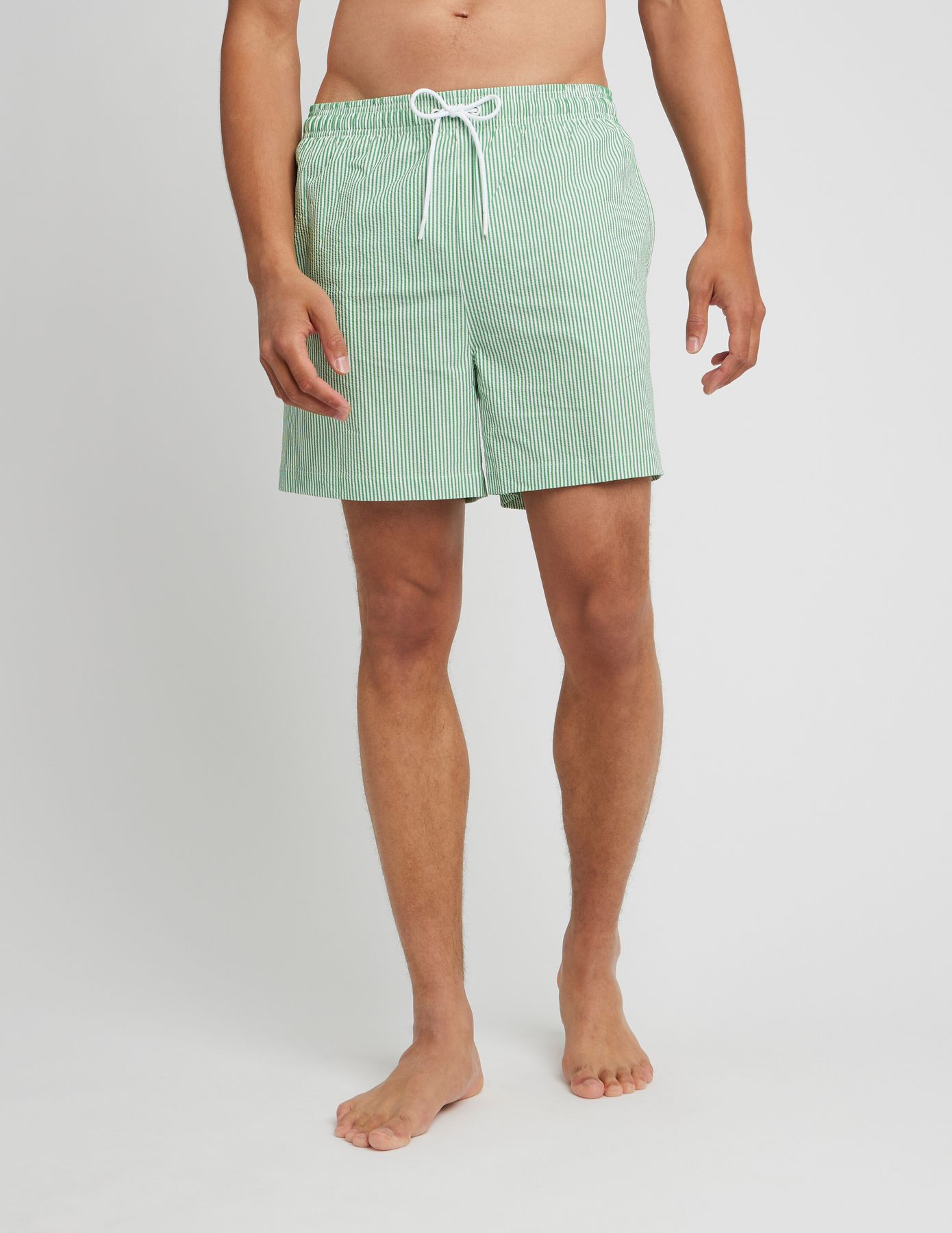 Short de bain en seersucker