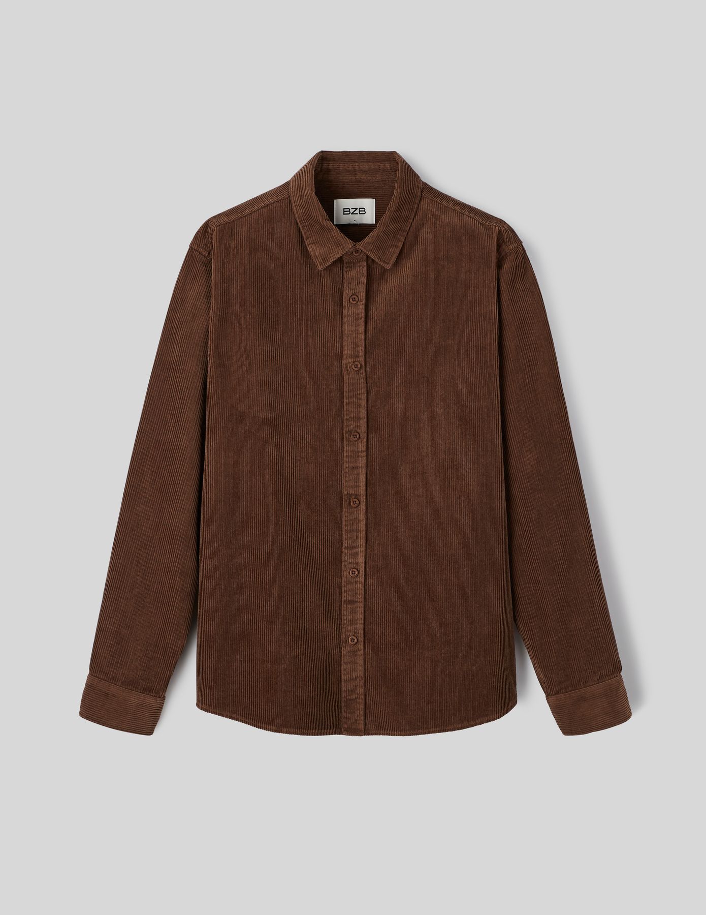 Chemise droite en velours