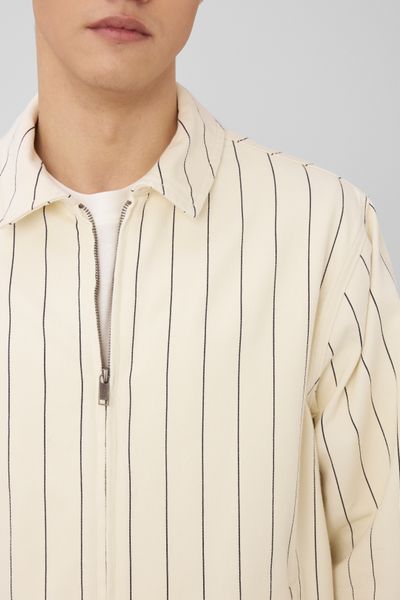 Veste zipp&eacute;e ray&eacute;e