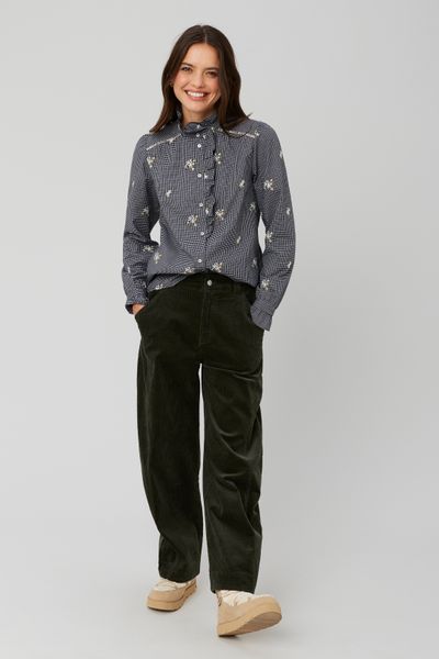 Pantalon velours balloon