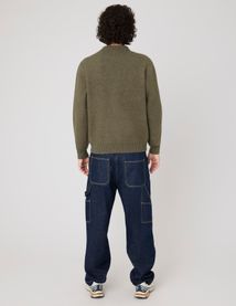Pull col polo zippé