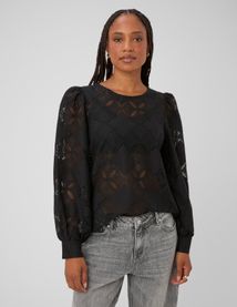 Blouse manches longues