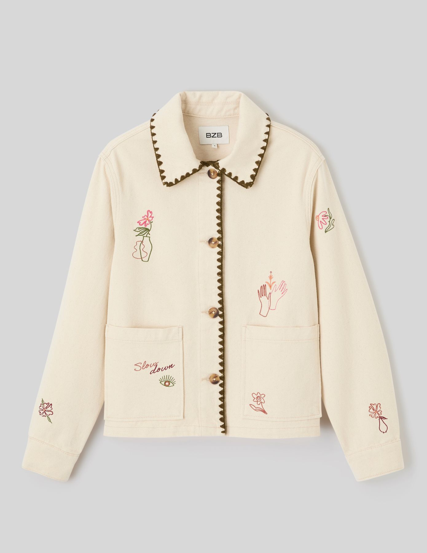 Veste brod&eacute;e