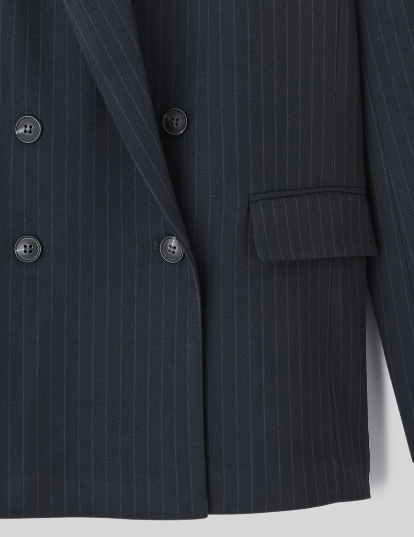 Veste blazer rayée polyester recyclé