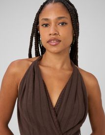 Robe longue dos nu