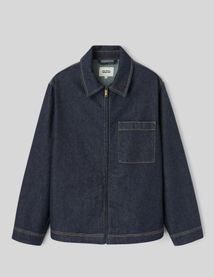 Veste en denim zipp&eacute;e