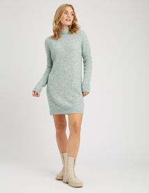 Robe pull col montant