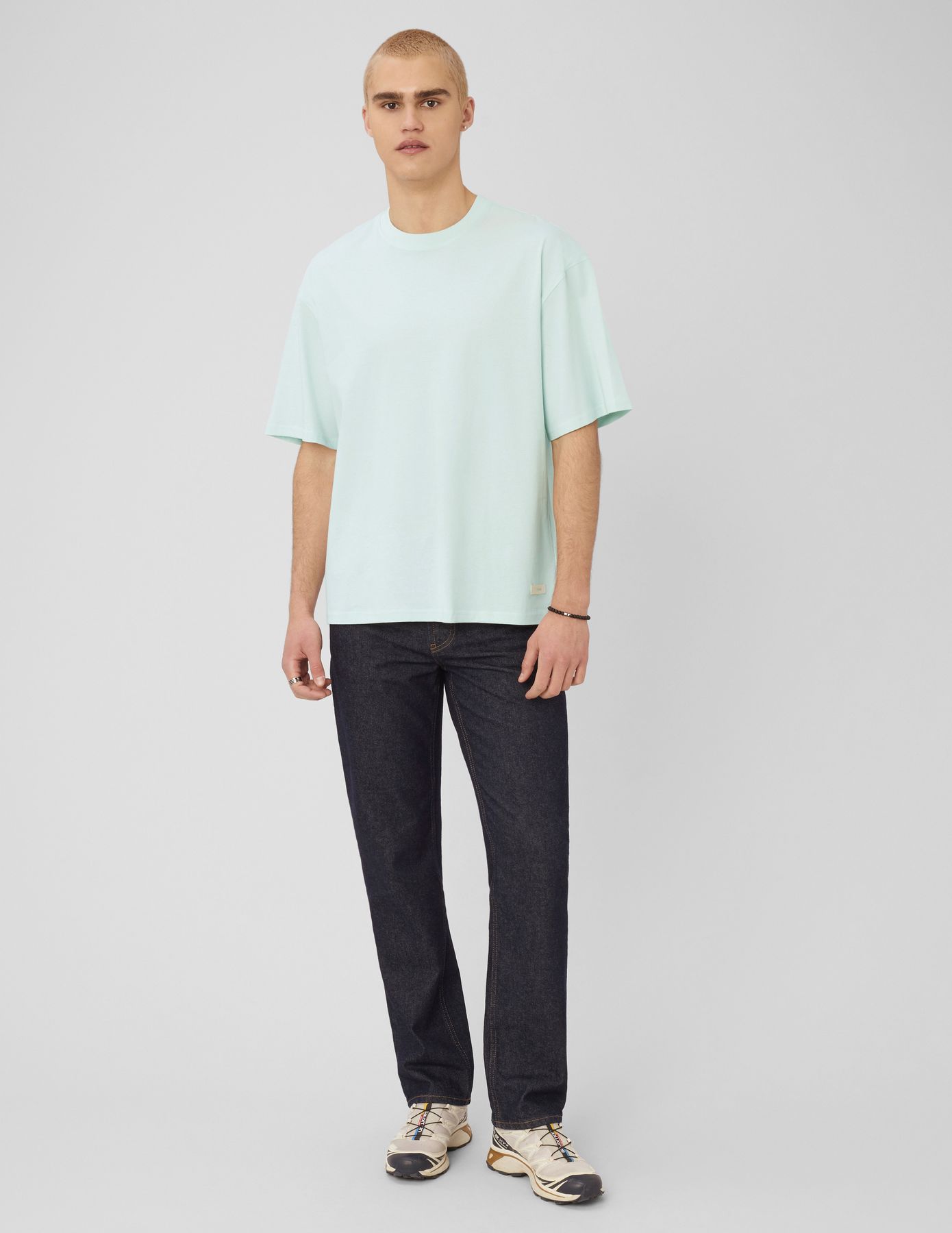 T-shirt avec &eacute;tiquette message