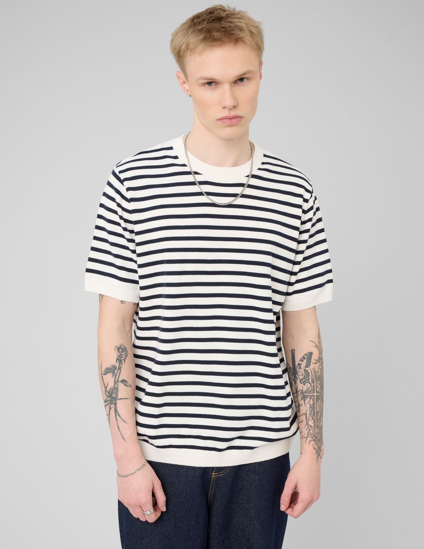 T-shirt en maille marini&egrave;re