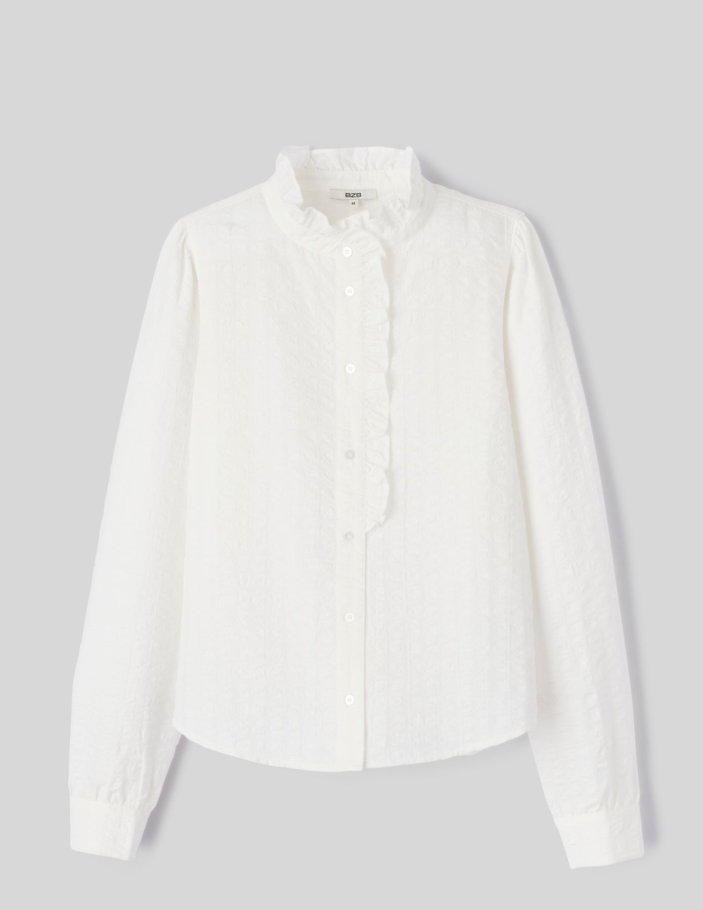 Chemise mati&egrave;re textur&eacute;e