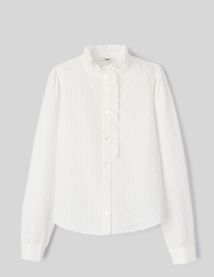 Chemise mati&egrave;re textur&eacute;e